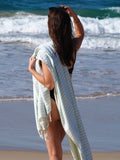 NNEDSZ  COTTON TOWEL - SEAFOAM