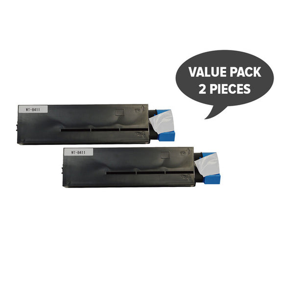 NNEDSZ 2 x 44574703 B411 Premium Generic Black Toner