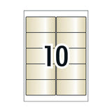 NNEDSZ AVERY LaserLabel L7113 8mm 10Up Pack of 10