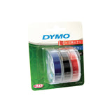 NNEDSZ DYMO Embosser Tape 9mmX3m Assorted Pack of 3
