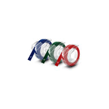 NNEDSZ DYMO Embosser Tape 9mmX3m Assorted Pack of 3