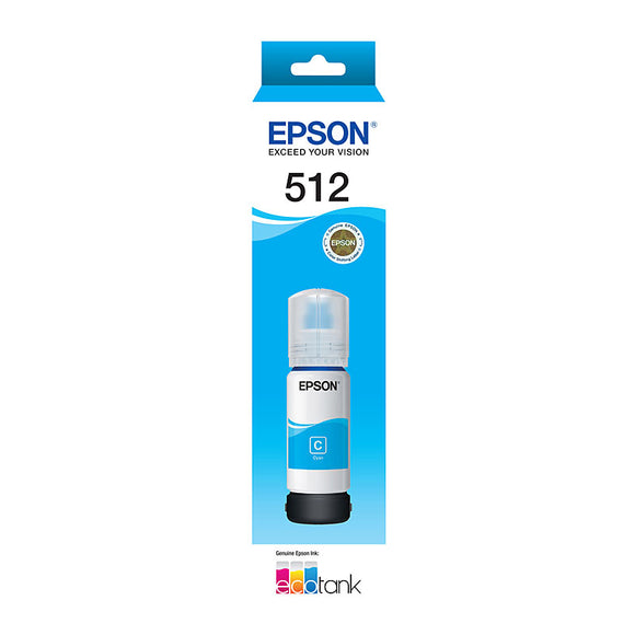 NNEDSZ EPSON T512 Cyan EcoTank Bottle
