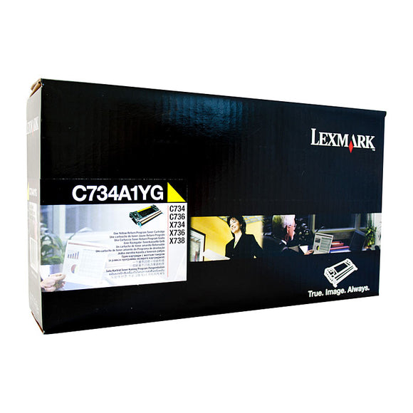 NNEDSZ LEXMARK C734 Yellow Toner Cart