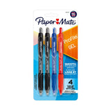 NNEDSZ PAPER MATE Prfl Gel 0.7mm Ast Pack of 4 Box of 6
