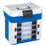 NNEDSZ PLASTICA PANARO 501F SUPERBOX 4 TRAY 420 X 303 X 400 MM - BLUE
