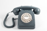 NNEDSZ GPO RETRO GPO 746 ROTARY TELEPHONE - GREY