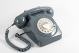 NNEDSZ GPO RETRO GPO 746 ROTARY TELEPHONE - GREY