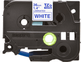 NNEDSZ Genuine Brother TZe-263 Labelling Tape Cassette  Blue on White, 36mm wide, 8m long Compatible with a wide range of Brothers P-touch printers