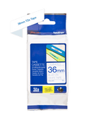 NNEDSZ Genuine Brother TZe-263 Labelling Tape Cassette  Blue on White, 36mm wide, 8m long Compatible with a wide range of Brothers P-touch printers