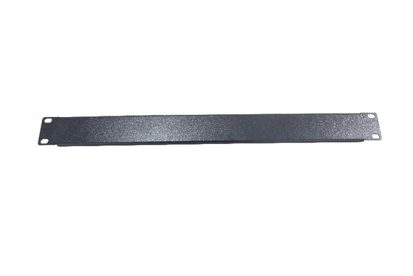 NNEDSZ LDR 1U 19' Blanking Panel - Rack Mountable 19' - Black Metal Construction