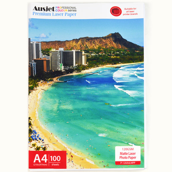 NNEDSZ 120GM A4 Matte Photo Paper for Laser Printers 100 Sheets