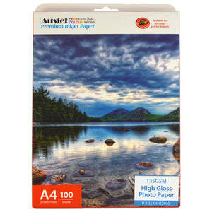 NNEDSZ 135gm A4 High Gloss Photo Paper 100 Sheets
