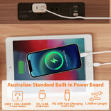 NNEDSZ Bedside Table with Powerboard & USB Ports