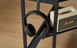 NNEDSZ L-Shaped Desk with Built-In Charging Station, Black