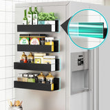 NNEDSZ 4 pack Magnetic Fridge Spice Rack