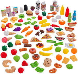 NNEDSZ Tasty Treats Play Food Set for kids (115 pcs)
