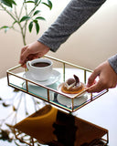 NNEDSZ TGold Mirror Decorative for Storage Jewelry and Makeup accessories