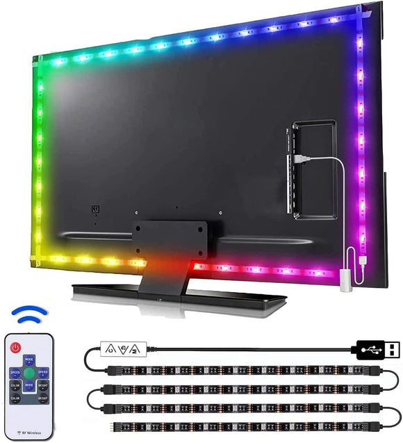 NNEDSZ 3M LED Strip Lights Rope Light for TV, Gaming and Computer (Lights Strip App with Remote Control)