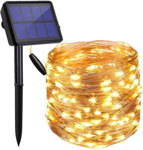 NNEDSZ 200 Waterproof LED Solar Fairy Light Outdoor with 8 Lighting Modes for Home,Garden and Decoration