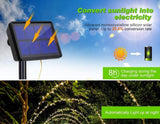 NNEDSZ 200 Waterproof LED Solar Fairy Light Outdoor with 8 Lighting Modes for Home,Garden and Decoration