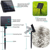 NNEDSZ 200 Waterproof LED Solar Fairy Light Outdoor with 8 Lighting Modes for Home,Garden and Decoration