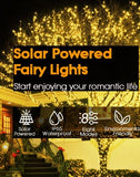 NNEDSZ 200 Waterproof LED Solar Fairy Light Outdoor with 8 Lighting Modes for Home,Garden and Decoration