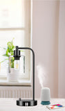 NNEDSZ 2x Pack Industrial Table Lamp with 2 USB Port for Bedside Nightstand Desk and Living Room Office (Bulb not Included)