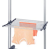 NNEDSZ 3 Tier Foldable Clothes Drying Rack for Laundry Dryer with Hanger Stand Rail Indoor