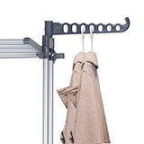 NNEDSZ 3 Tier Foldable Clothes Drying Rack for Laundry Dryer with Hanger Stand Rail Indoor