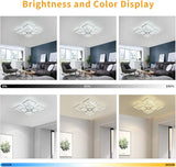 NNEDSZ Modern LED Ceiling Light Dimmable with Remote Control