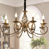 NNEDSZ Rustic Chandeliers, 8-Light , French Country ,Vintage Iron