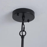 NNEDSZ Farmhouse Pendant Light Rustic Lantern Chandelier Black