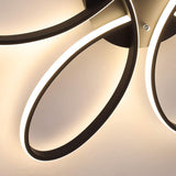 NNEDSZ Modern LED Chandelier Flush Mount Lamp Remote Control (60cm)