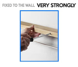 NNEDSZ Wall Mount Solid Wood Shelf with Towel Rack Bar Holder Bathroom Organizer Hanger