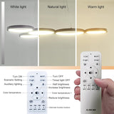 NNEDSZ LED Black pendent Light with Remote Control, 54W