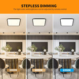 NNEDSZ Dimmable LED Ceiling Light, 40W Anti Blue