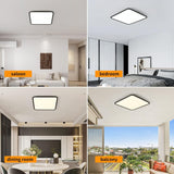 NNEDSZ Dimmable LED Ceiling Light, 40W Anti Blue