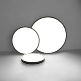 NNEDSZ Flush Mount LED Ceiling Light, Natural, Black 48W