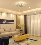 NNEDSZ Crystal Chandelier Vintage, 5 Lights, Gold