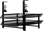 NNEDSZ Under Desk Clamp Storage, Basket Organizer, Drawers