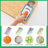 NNEDSZ Large Bamboo Cutting Board and 4 Containers with Mobile Holder gift included for Home Kitchen