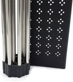 NNEDSZ Large Stainless Steel Roll Up Dish Drying Rack with Utensil Holder for Home Kitchen