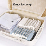 NNEDSZ 2 Pack Stainless Steel Adjustable 5 in 1 Pants Hangers Non-Slip Space Saving for Home Storage