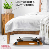 NNEDSZ CARLA HOME Laptop Bed Desk with Storage and foldable legs for Adults, Kids & Home Office
