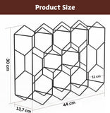 NNEDSZ 14 Bottle Freestanding Modern Metal Countertop Wine Rack Countertop