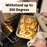 NNEDSZ Chopping Board with with 2 Organiser Stainless Steel Trays Containers