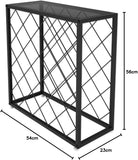 NNEDSZ Freestanding Metal Wine Rack for 25 Bottles