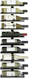NNEDSZ Metal Wall Mount Wine Rack for Wine Bottles, Liquor, Champagne (Holds 10 Bottles)