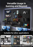 NNEDSZ Pegboard Combination Kit with 4 Pegboards and 18 Accessories Modular Hanging for Wall Organiser