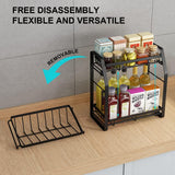 NNEDSZ 3-Tier Detachable Spice Rack Storage Organiser for Kitchen Countertop